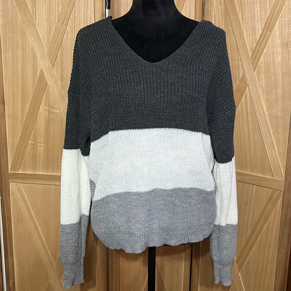 Knotted sweater